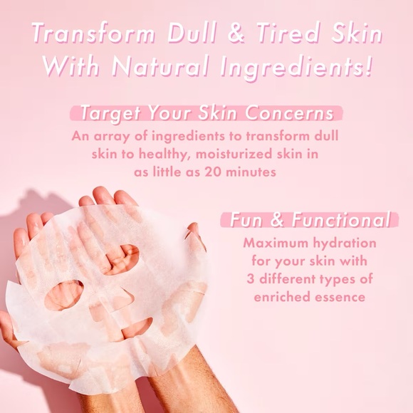 BNWOT! 2 PCS!! TONYMOLY, Clear Skin, Iโm RICE Mask Sheet Bundle ๐ป๐ค - Picture 2 of 3